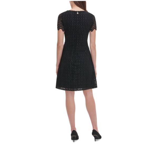 TOMMY HILFIGER Womens Black Above Knee Sheath Dres - Picture 2 of 2